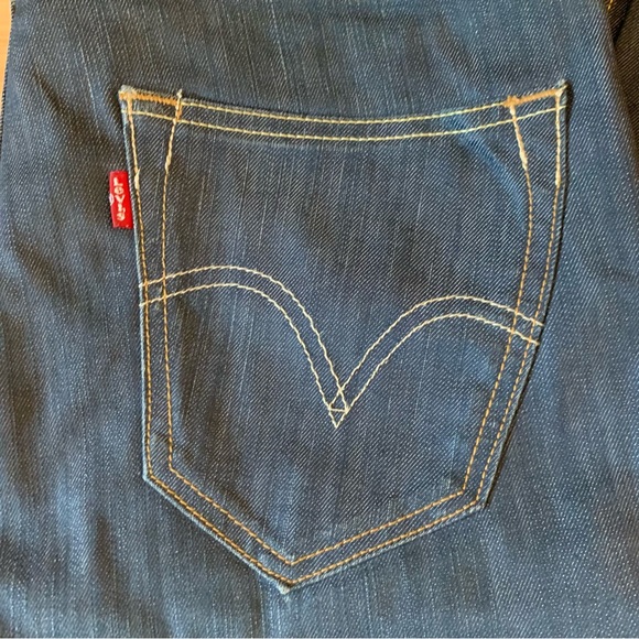 Levi's 504 Straight Mens Size 29 x 32 Zipper Waist Pocket Denim Jeans Low Rise - Picture 2 of 16